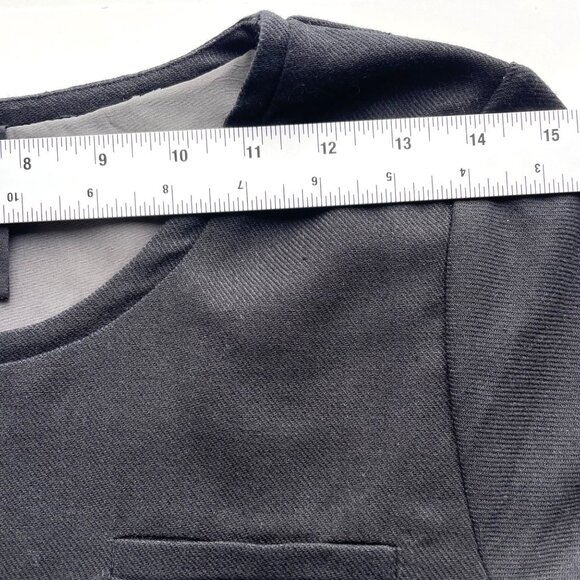 Rococo Womens Short Sleeve Layered Top Sz‎ Medium Linen Blend Corpcore Office - Picture 8 of 12